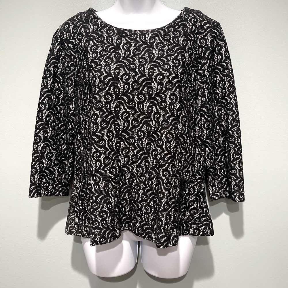 J. Crew Peplum Top M